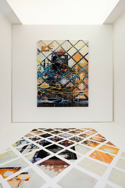Sarah Sze, Pictures at an exhibition, exhibition view. Courtesy of Gagosian Gallery