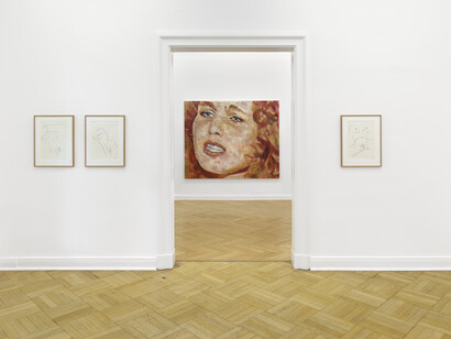 Various artists, Self studies, exhibition view. Courtesy of Galerie Friese