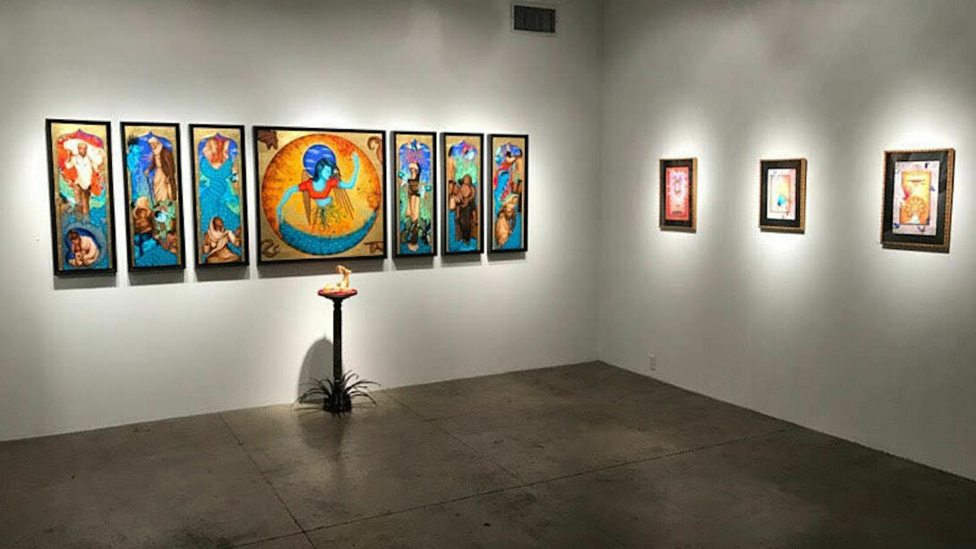 Siona Benjamin. Beyond Borders, Exhibition view. Courtesy of ACA Galleries