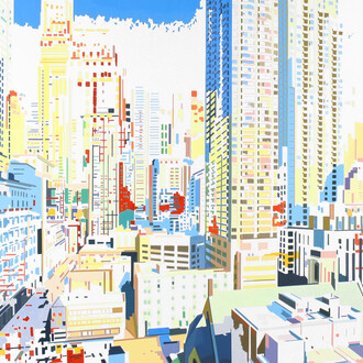 Ben Schwab, Expanding space. Courtesy of George Billis Gallery