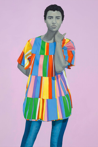 Amy Sherald, She was learning to love moments, to love moments for themselves, 2017. Courtesy of Philadelphia Museum of Art