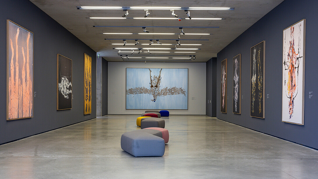 Baselitz now, exhibition view. Courtesy of Museum der Moderne