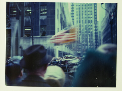 Wim Wenders, New York Parade, 1972. © Wim Wenders. Courtesy Wim Wenders Foundation