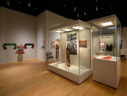 Lithuania, songs echo in the Baltic forests, exhibition view. Courtesy of National Museum of Lithuania