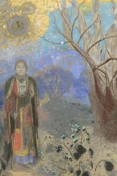 Odilon Redon, Buddha, 1906-1907, pastello, Musée d'Orsay, Parigi, Francia