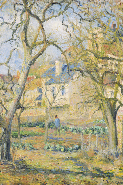 Camille Pissarro, Jardin potager au jardin de Maubuisson, Pontoise