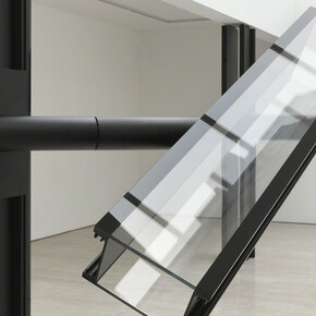 Sarah Oppenheimer, Exhibition view. Courtesy of Annely Juda Fine Art