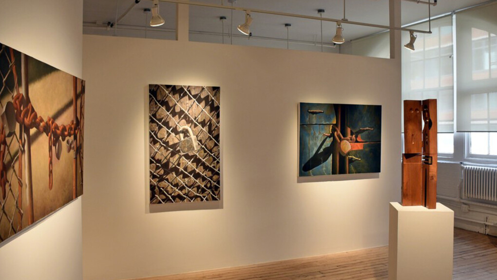 Guns!...…Locks!......Chains! Courtesy of Carter Burden Gallery