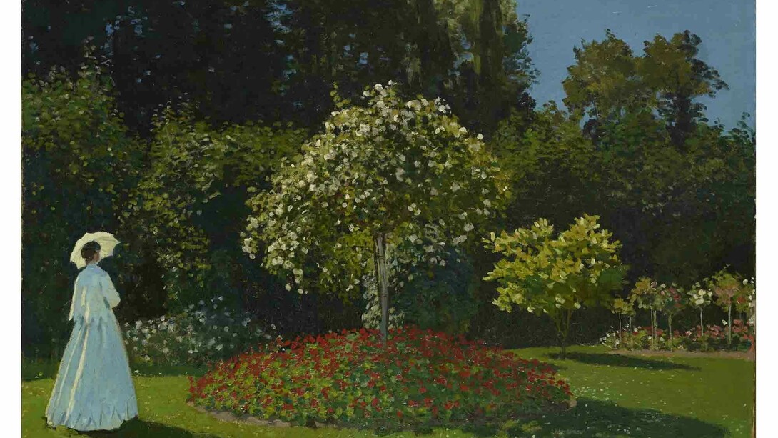 Claude Monet, Lady in the Garden, 1867, Oil on canvas, 80 x 99 cm The State Hermitage Museum, St. Petersburg Photo (c) The State Hermitage Museum. Photography: Vladimir Terebenin