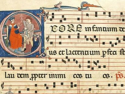 Il canto gregoriano fa parte della liturgia della chiesa cristiana al cui servizio esso è nato