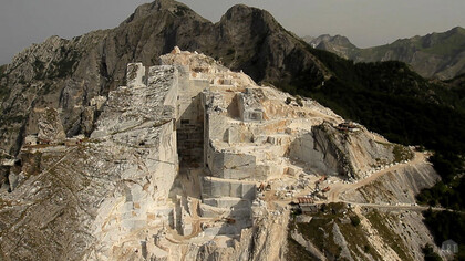 Carrara's marble caves
