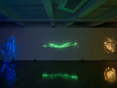 Tatsuo Miyajima. Connect with Everything, installation view. Courtesy of Gallery Baton