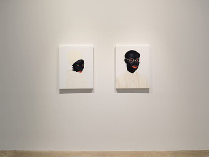 Kwesi Botchway, Be your own cool, exhibition view. Courtesy of Vielmetter Gallery