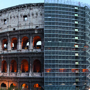 Restoration of the Colosseum in Rome, Italy. © Photo: New Order: Rinofelino/Dreamstime.com