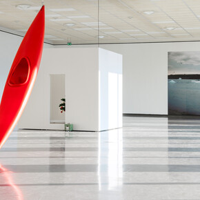 Roman Signer, Landscape, exhibition view. Courtesy of Kunsthaus Zürich 