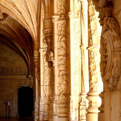 Il Monastero dos Jerónimos, Lisbona, Portogallo