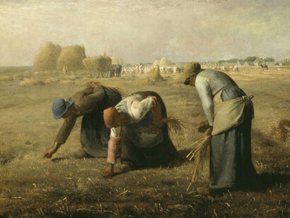 Jean-François Millet, 'The Gleaners', 1857, Musée d'Orsay, Paris (donation subject to usufruct of Mrs. Pommery)