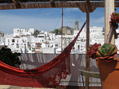 Vejer de la Frontera. Casa andaluza con vistas al pueblo