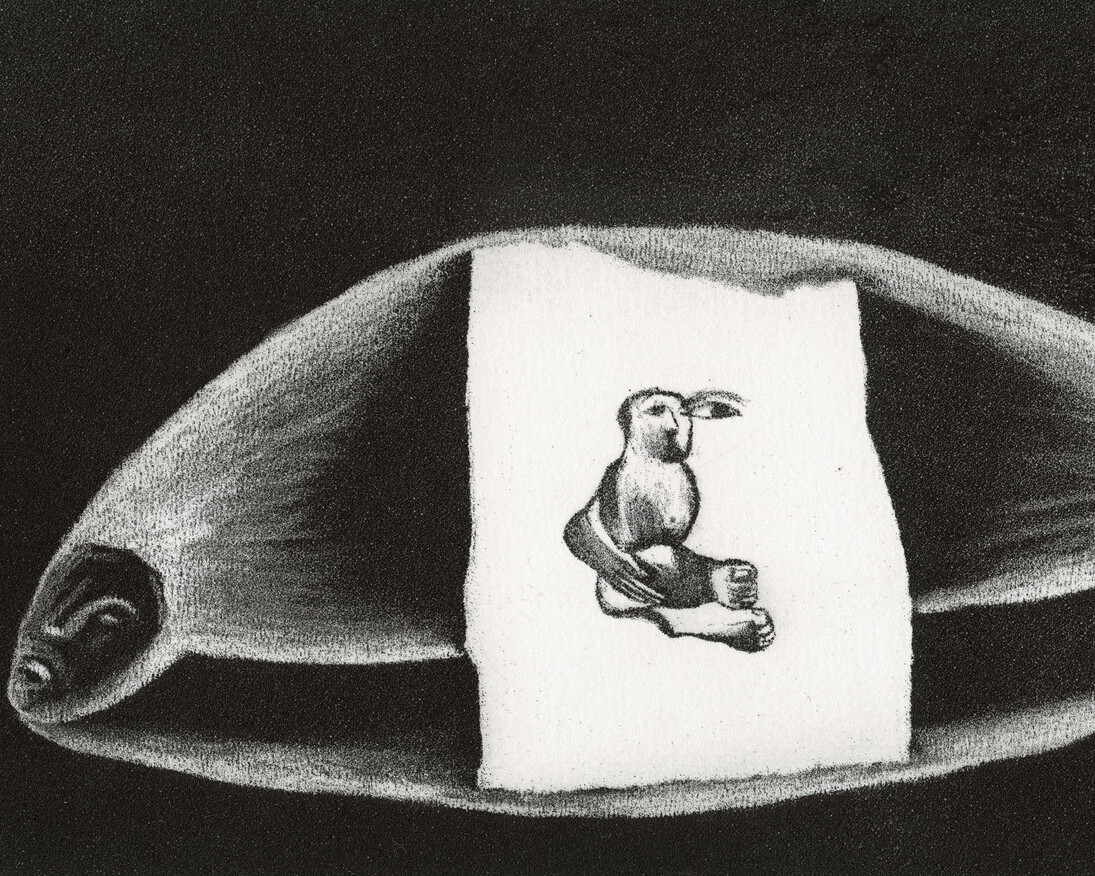 Enzo Cucchi, Documenti (21 incisioni raccolte in cartella), 2017, acquatinta, ceramolle con inserti di carte in alcuni esemplari, Lithos edizioni Como, carta Hahnemühle gr. 300, 40 x 30 cm, foto di Carlo Pedroli-Chiasso 