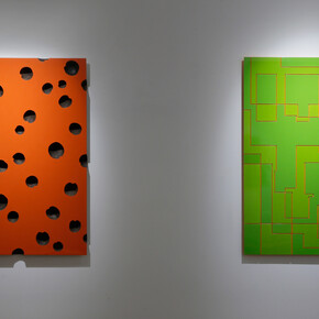 Thomas Glassford, The Constant Pull of the Moon, 2023, installation view, photo by Brian Lockhart. Courtesy of Quint Gallery, La Jolla