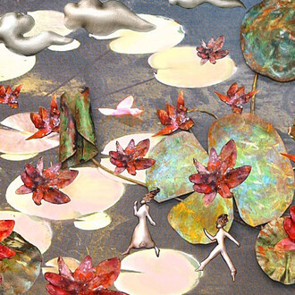 Komelia H. Okim, Spring march (detail). Courtesy of Kate Oh Gallery