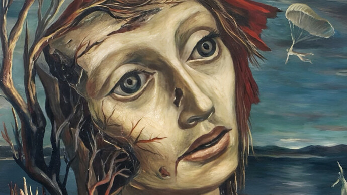 Raquel Forner. Detalle de Icaro (Serie El Drama, 1944)