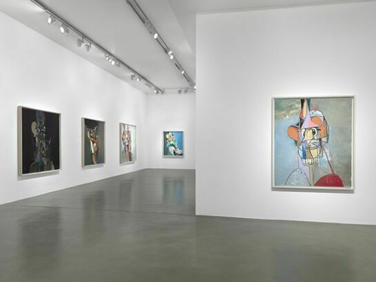 George Condo. Headspace, 2014, Simon Lee Gallery London, installation view, courtesy of the artist and Simon Lee Gallery