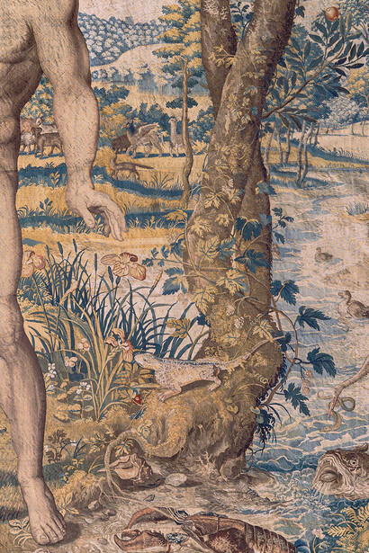 God leads Adam into Paradise, 2nd half of the 17th century. Courtesy of DomQuartier Museum