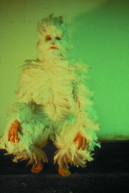 Ana Mendieta, Bird Transformation, 1972, Lifetime colour photograph, 25.5 x 20.5 cm, © The Estate of Ana Mendieta Collection, Courtesy Galerie Lelong, New York