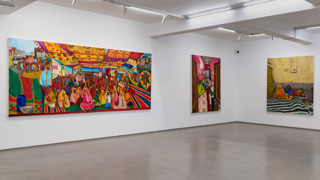 Aban Raza, Nothing human is alien to me, exhibition view. Courtesy of Galerie Mirchandani + Steinruecke