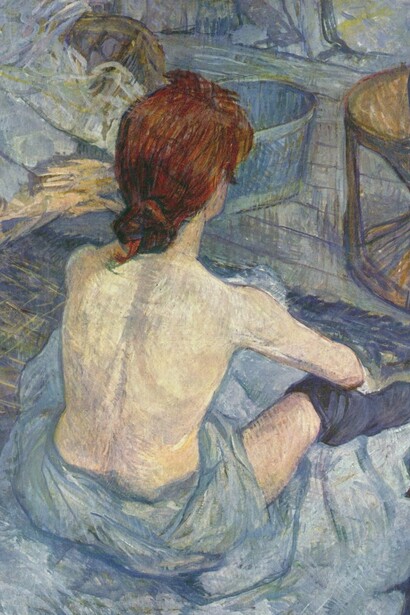 Henri de Toulouse-Lautrec. Rousse ou La Toilette. 1889