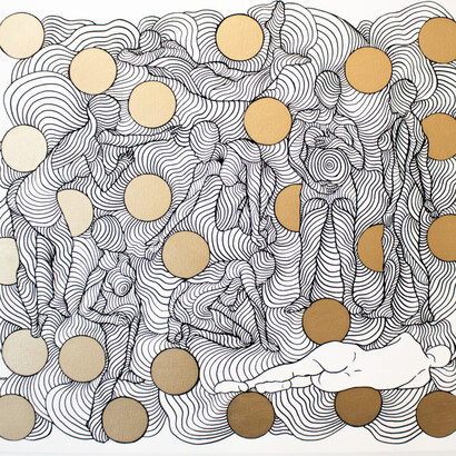 Mobina Nouri, The dance of fertility, 2024. Courtesy of Advocartsy Gallery