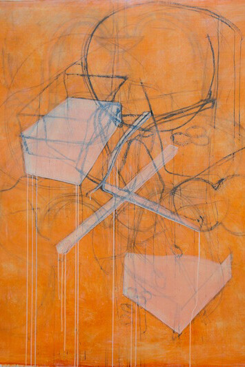 Fritz Panzer, Nr. 3428, 2014, painting, oil and tempera on board, 155 x 125 cm