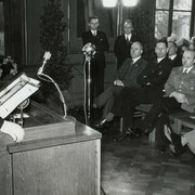 Opening of the exhibition ‘The German book’ in the Mauritshuis, 1941. Courtesy of Mauritshuis