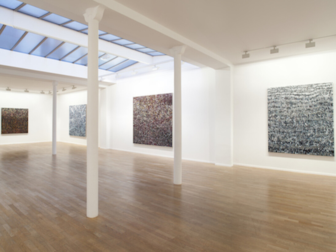 Philippe Cognée, Exhibition view. Courtesy of Galerie Templon