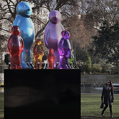 London's West End is about to be infused with vibrant energy, courtesy of a captivating family of jelly baby sculptures. Standing tall at an impressive 10.5 feet (3.2 meters), these colorful figures are set to enliven the cityscape with their whimsical charm