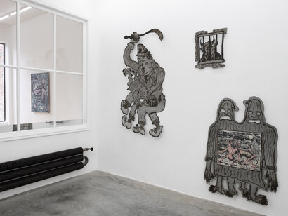 Elen Braga and William Ludwig Lutgens, Siamese others, exhibition view. Courtesy of DMW Gallery