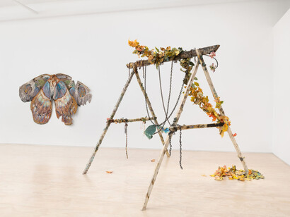 Rebecca Manson, Time, you must be laughing, exhibition view. Courtesy of Jessica Silverman Gallery