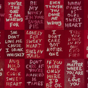 Hock E Aye Vi Edgar Heap of Birds, Sweetheart songs, 2017–18. Courtesy of the University Art Museum