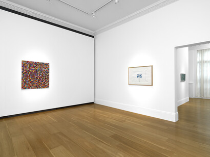 Variosu artists, Old bond room: exploring Arte Povera, exhibition view. Courtesy of Mazzoleni 