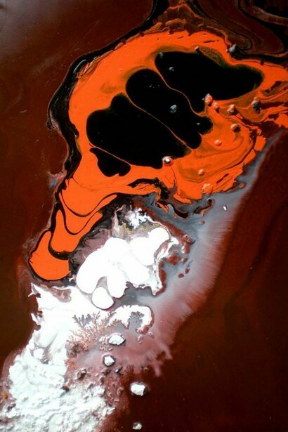 Patrick Montagnac, A Fine Return, 3D Painting, Acrylic on Canvas, 51" x 35"