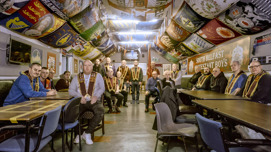 Tuomo Manninen, Apprentice boys of Derry, No surrender club, South Belfast Branch, Belfast 2024. Courtesy of The Finnish Museum of Photography