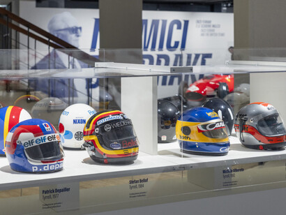 I nemici del Drake. Enzo Ferrari e le scuderie inglesi, veduta della mostra. Per cortesia del Museo Nazionale dell'Automobile