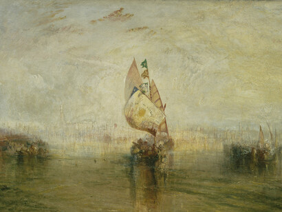 William Turner, El Sol de Venecia partiendo al mar, 1843
