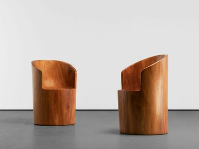 José Zanine Caldas, Learned wood has two lives, exhibition view. Courtesy of Carpenters Workshop Gallery