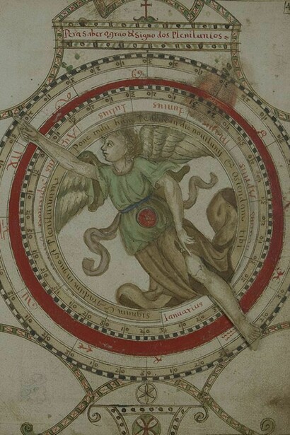 Sebastião Sardinha de Araújo, Livro intitulado Apprendis curioso: trata alguns principios da ordem & movimento dos ceos, & lugar dos elementos, & divizão da Terra, 1612, Biblioteca Nacional de Portugal, Lisboa