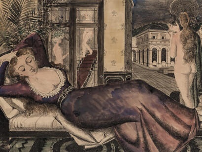 Paul Delvaux, le maître du rêve. Courtesy of Ville d'Evian