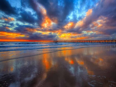 Reflejos al atardecer