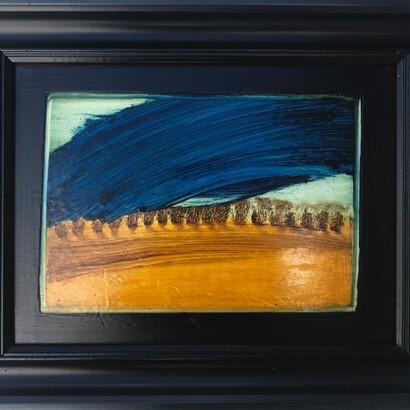 Robert Pitwell- Church Glass - Oil on Forex on Wood 38x30