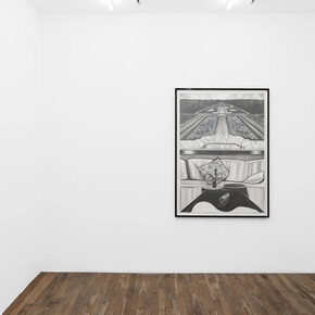 Marc Bauer, L’Avènement, janvier 2025, vue de l'exposition. Avec la permission de Galerie Peter Kilchmann